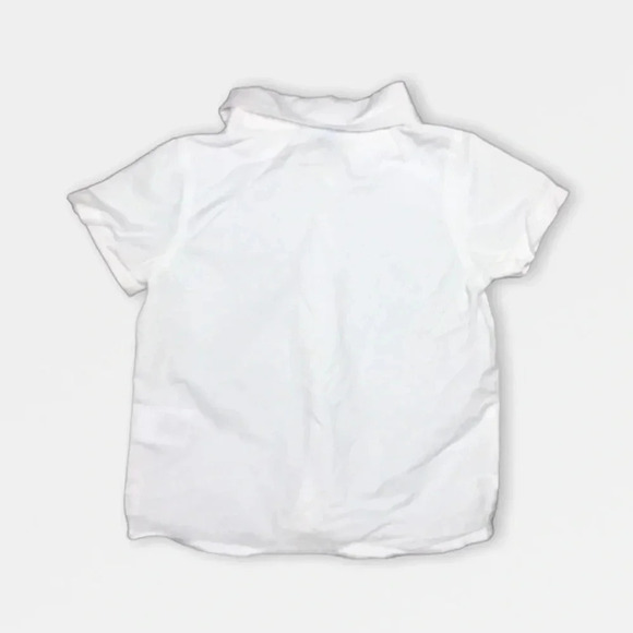 4/$20 White Short Sleeve  Button Down Shirt - Picture 4 of 4